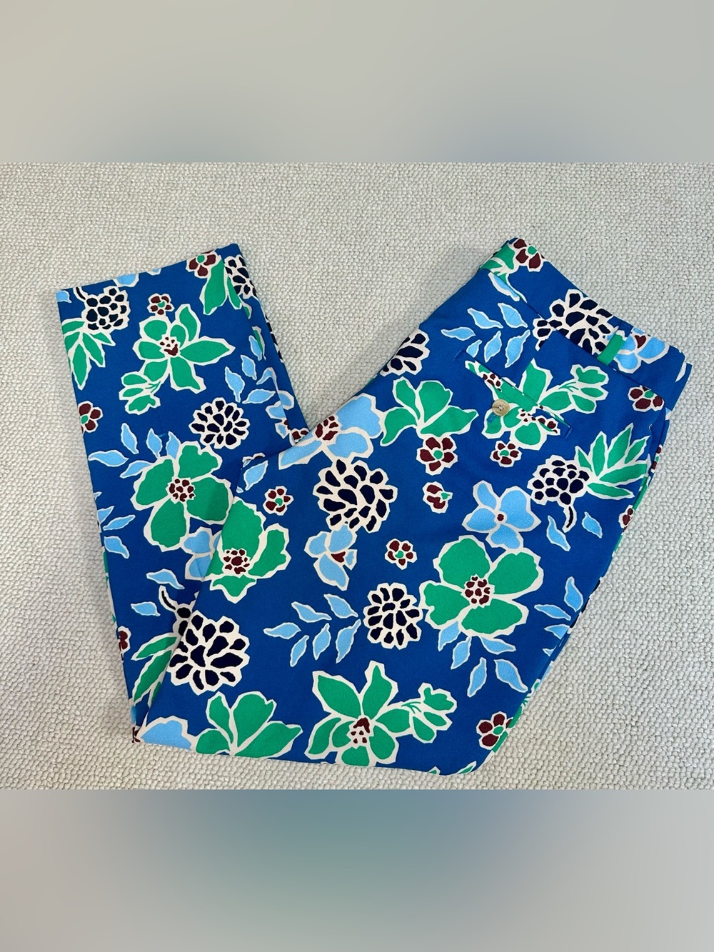 Banana Republic Avery Floral Pants 6 Business Casual Elevated Everyday Soft